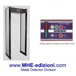 Porta metal detector Safety 6 Zone